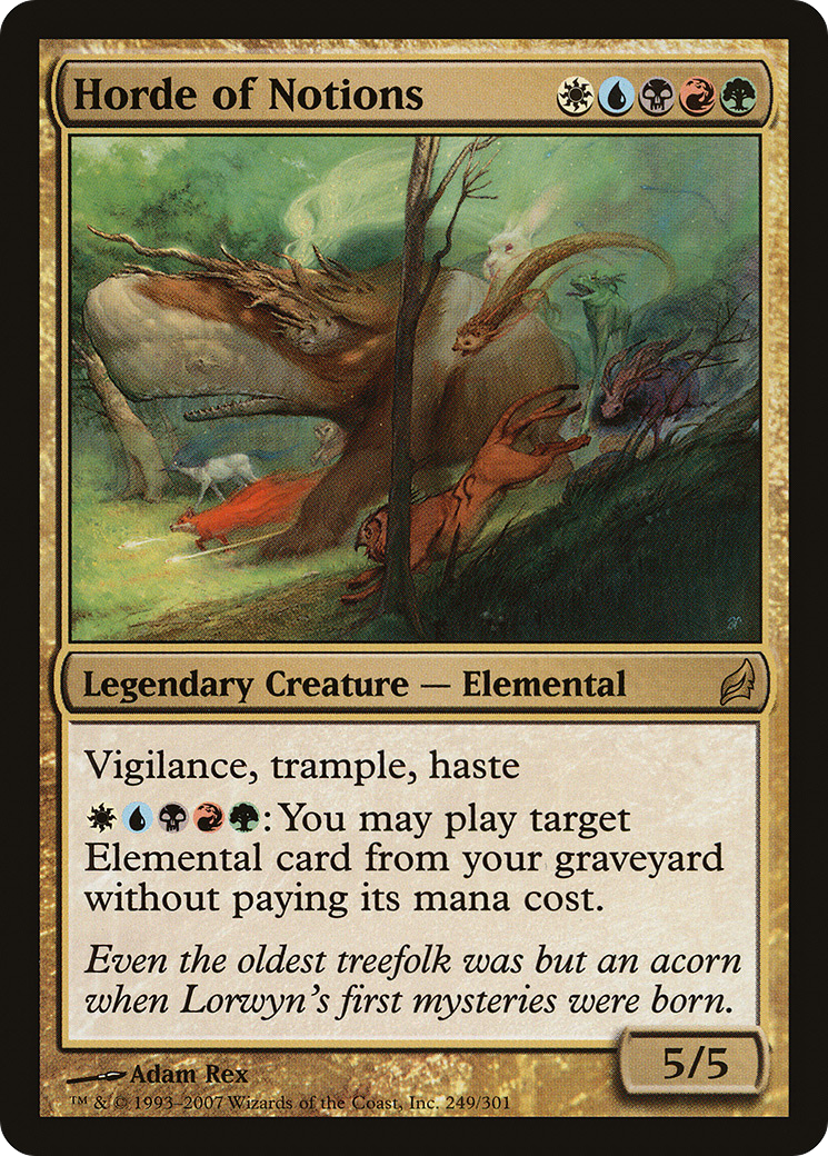 Horde of Notions (LRW-249) [Lorwyn] Foil