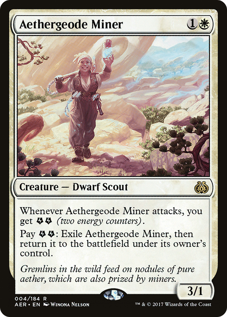 Aethergeode Miner (AER-004) [Aether Revolt] Foil