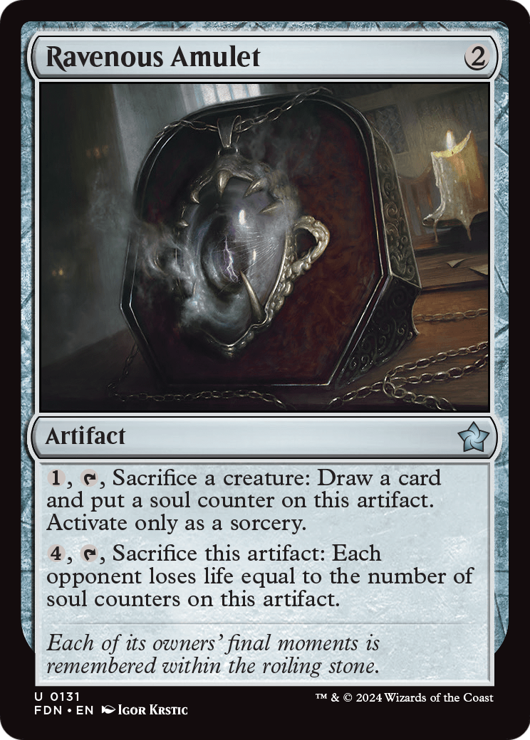 Ravenous Amulet (FDN-131) [Foundations]