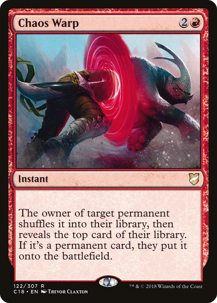 Chaos Warp (C18-122) [Commander 2018]
