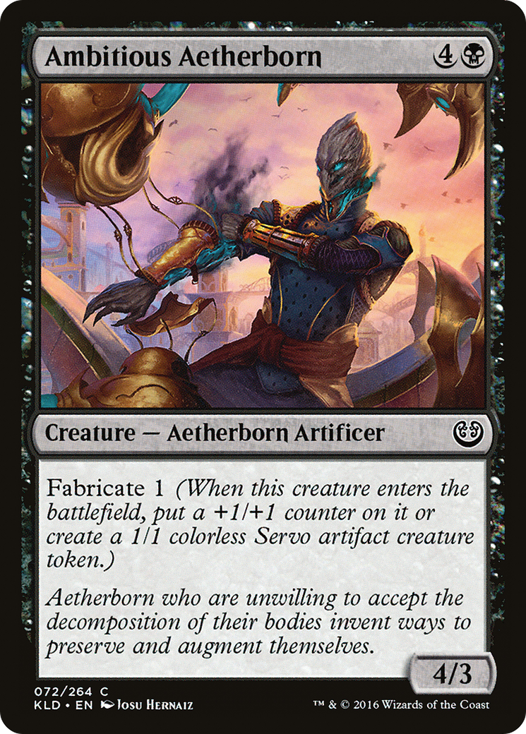 Ambitious Aetherborn (KLD-072) [Kaladesh] Foil