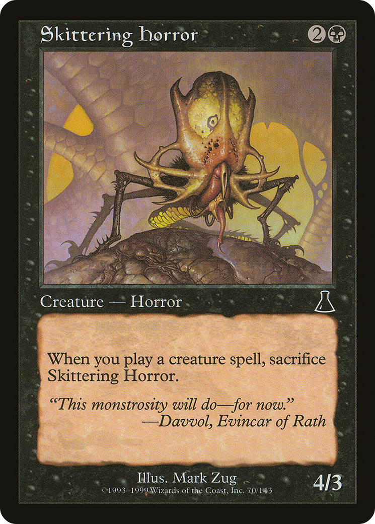 Skittering Horror (UDS-070) [Urza's Destiny] Foil