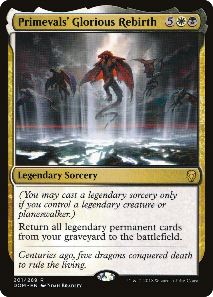 Primevals' Glorious Rebirth (DOM-201) [Dominaria]