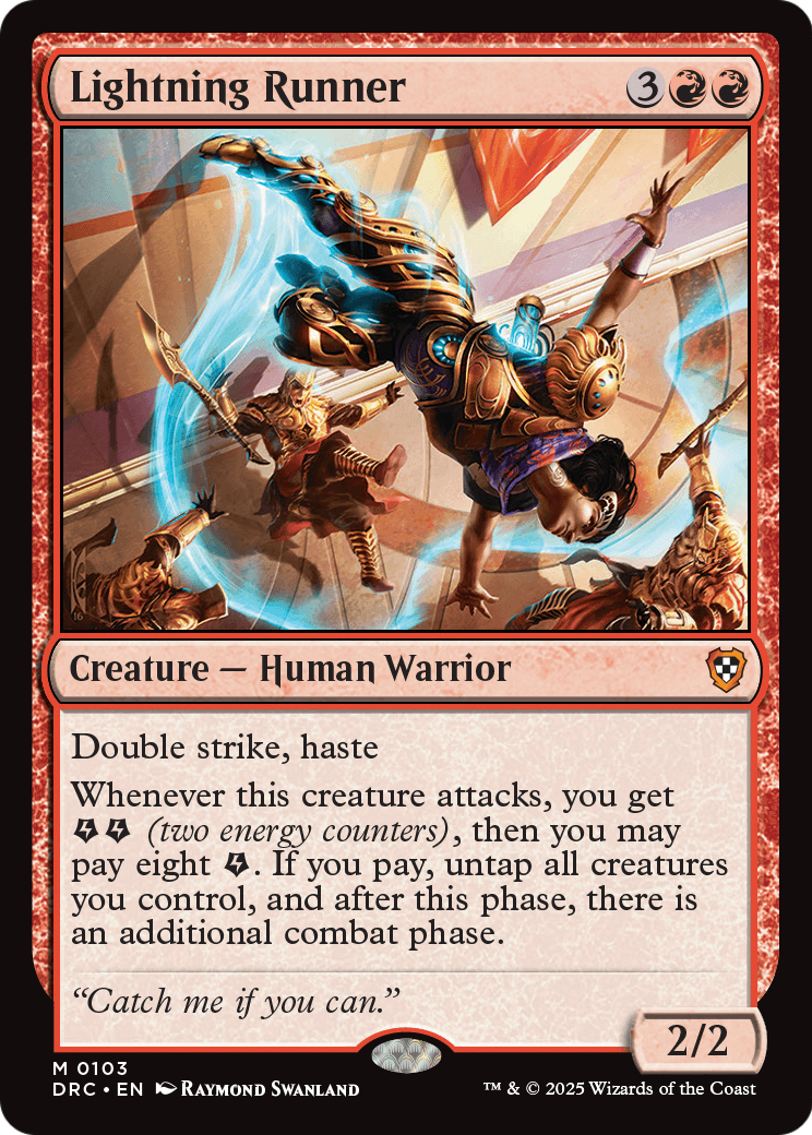 Lightning Runner (DRC-103) [Commander: Aetherdrift]