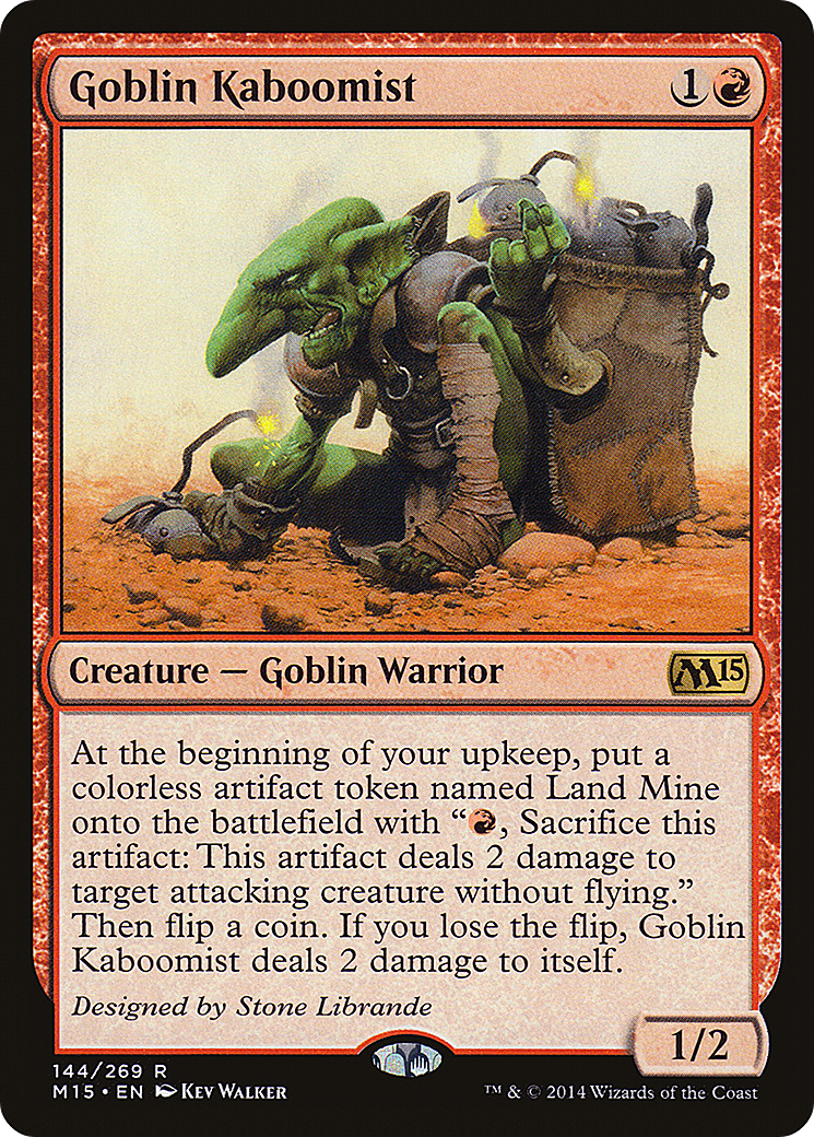 Goblin Kaboomist (M15-144) [Magic 2015] Foil