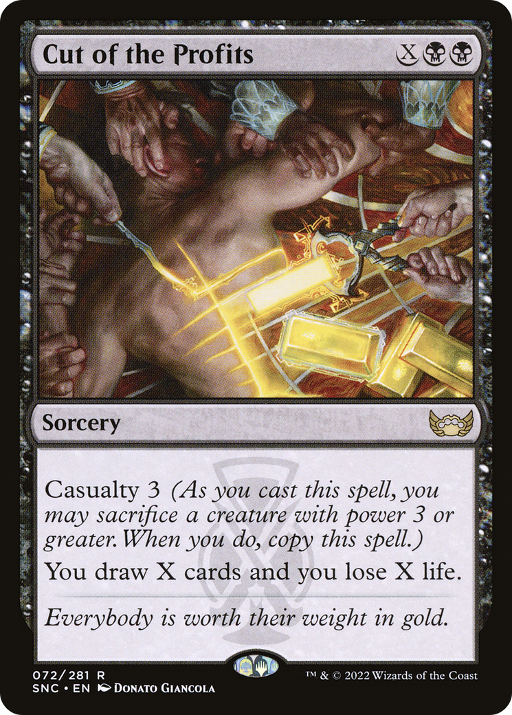 Cut of the Profits (SNC-072) [Streets of New Capenna] Foil