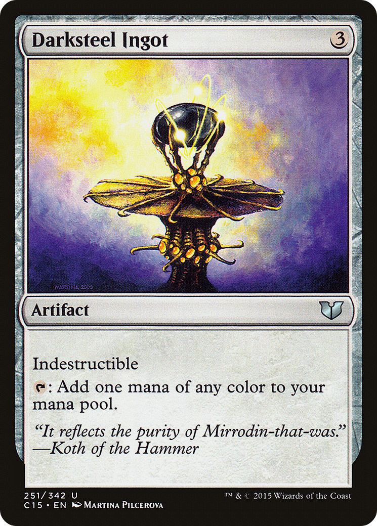 Darksteel Ingot (C15-251) [Commander 2015]