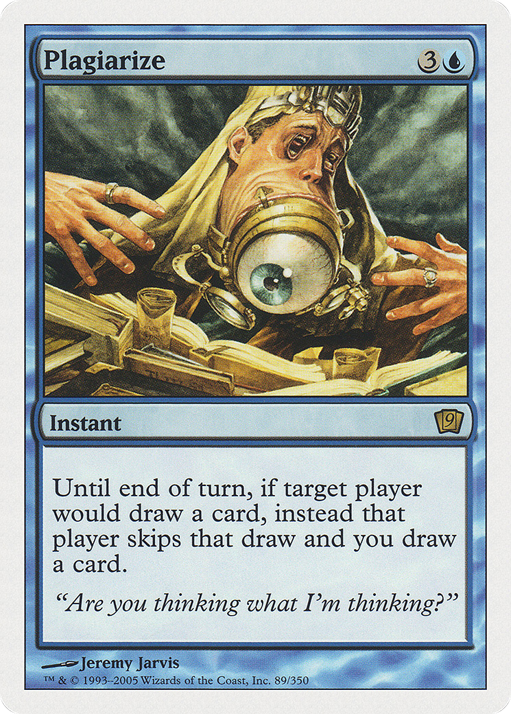 Plagiarize (9ED-089) [9th Edition] Foil