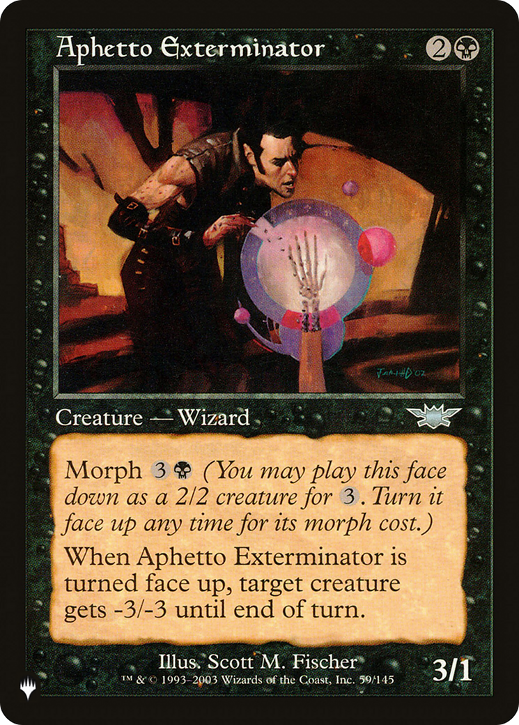 Aphetto Exterminator (LIST-LGN-59) [The List]