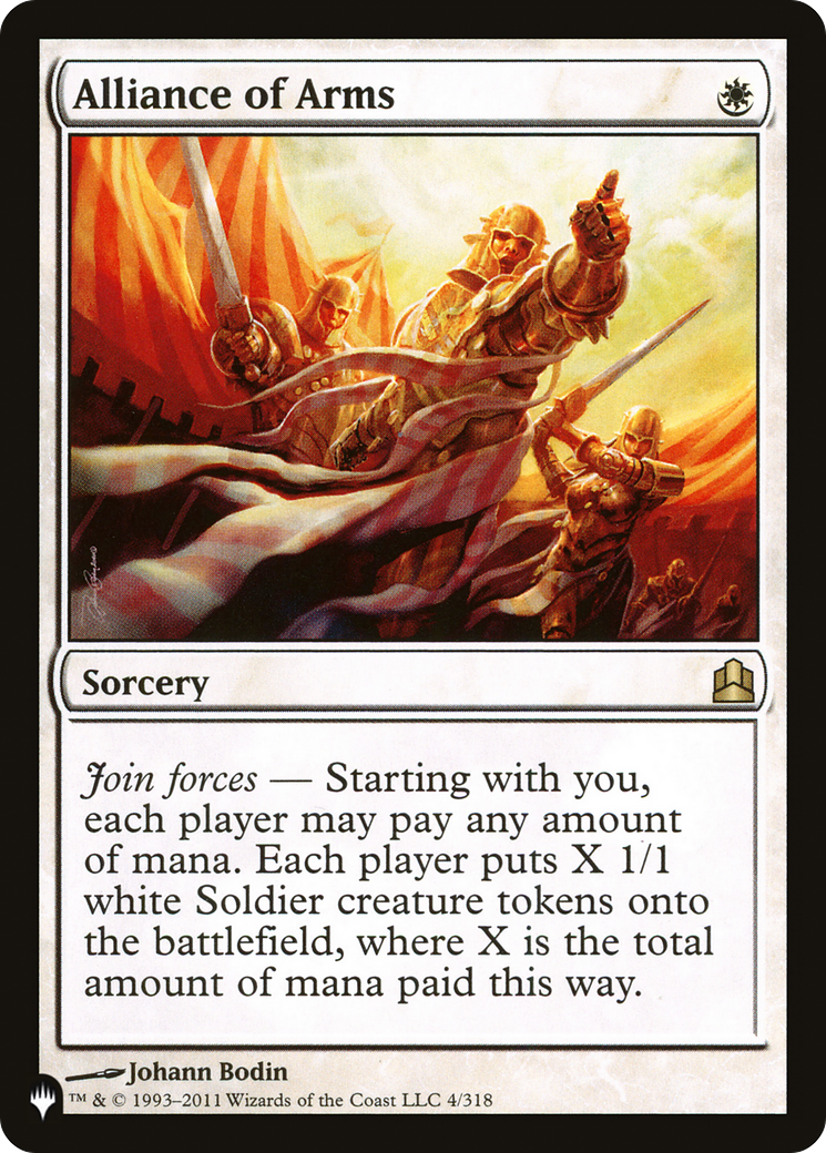Alliance of Arms (LIST-CMD-4) [The List]
