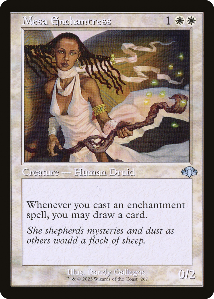Mesa Enchantress (Retro Frame) (DMR-267) [Dominaria Remastered]