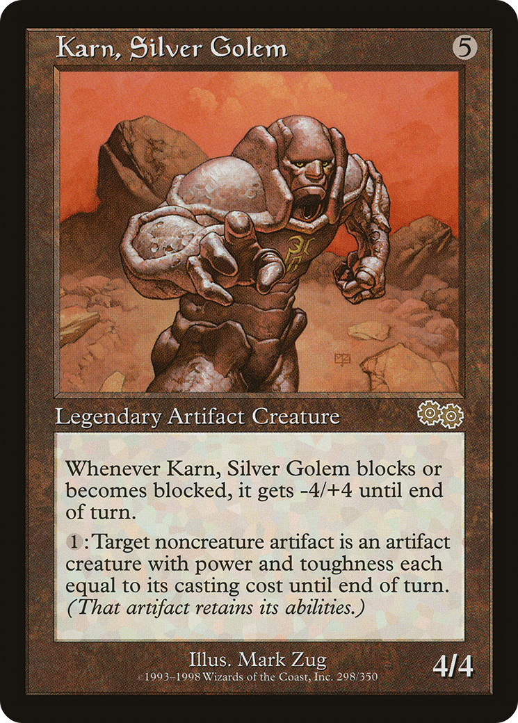 Karn, Silver Golem (USG-298) [Urza's Saga]