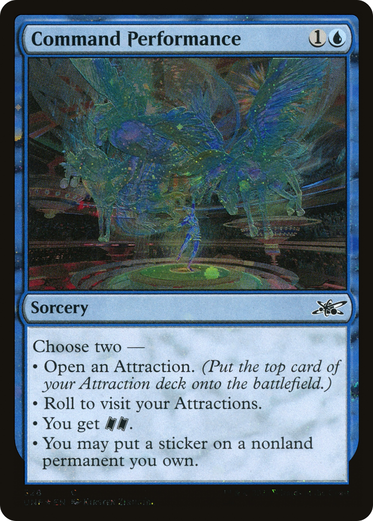 Command Performance (Galaxy Foil) (UNF-328) [Unfinity] Foil