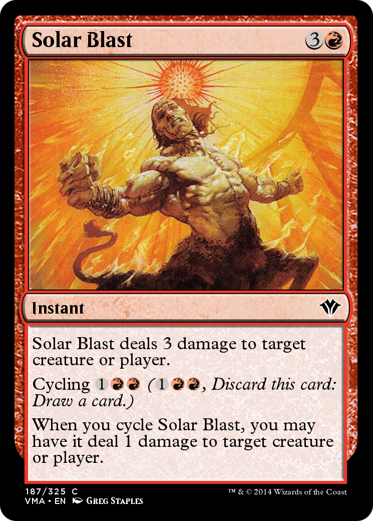 Solar Blast (VMA-187) [Vintage Masters] Foil