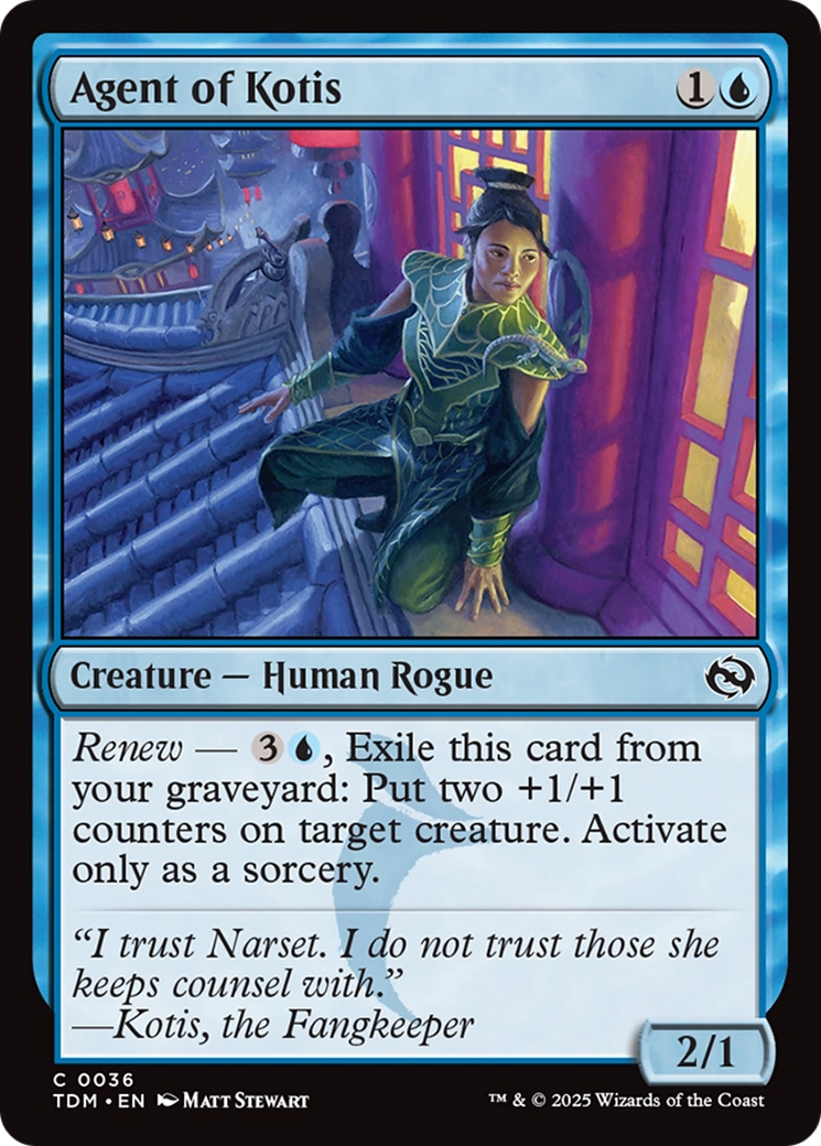 Agent of Kotis (TDM-036) [Tarkir: Dragonstorm] Foil