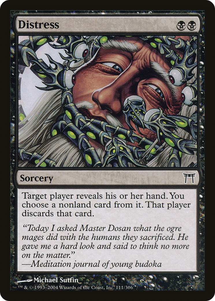 Distress (CHK-111) [Champions of Kamigawa] Foil