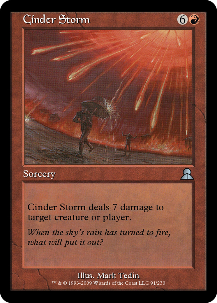 Cinder Storm (ME3-091) [Masters Edition III] Foil
