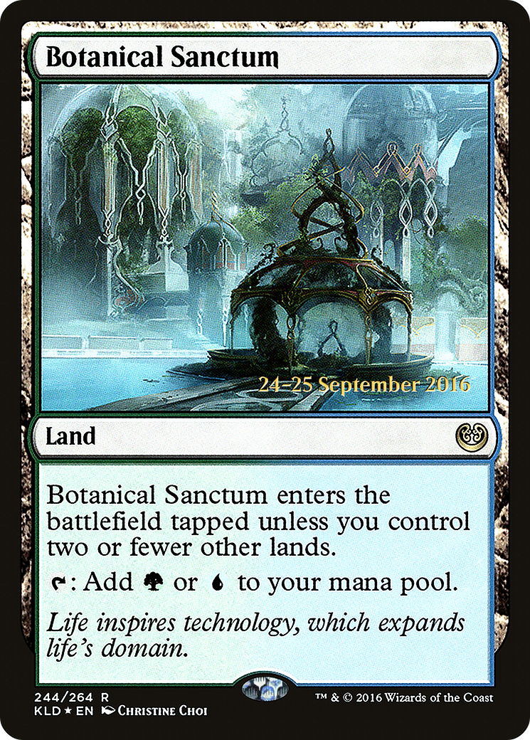 Botanical Sanctum (KLD) (PRE-244S) [Kaladesh Promos] Foil