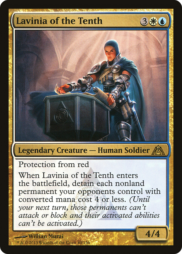 Lavinia of the Tenth (DGM-080) [Dragon's Maze] Foil