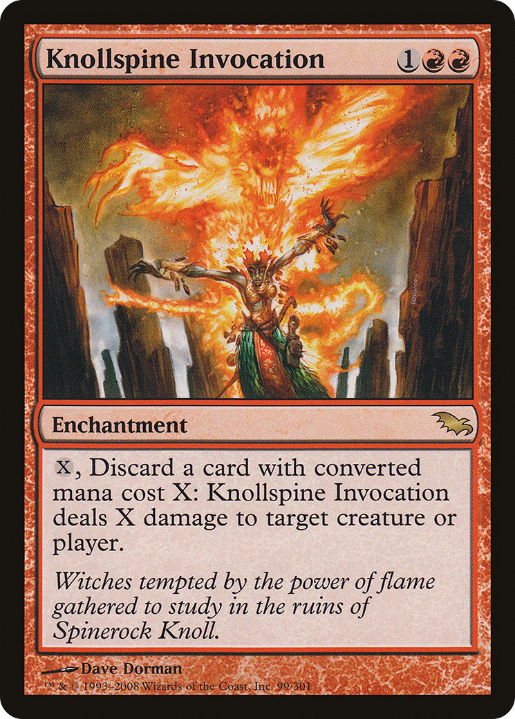 Knollspine Invocation (SHM-099) [Shadowmoor] Foil