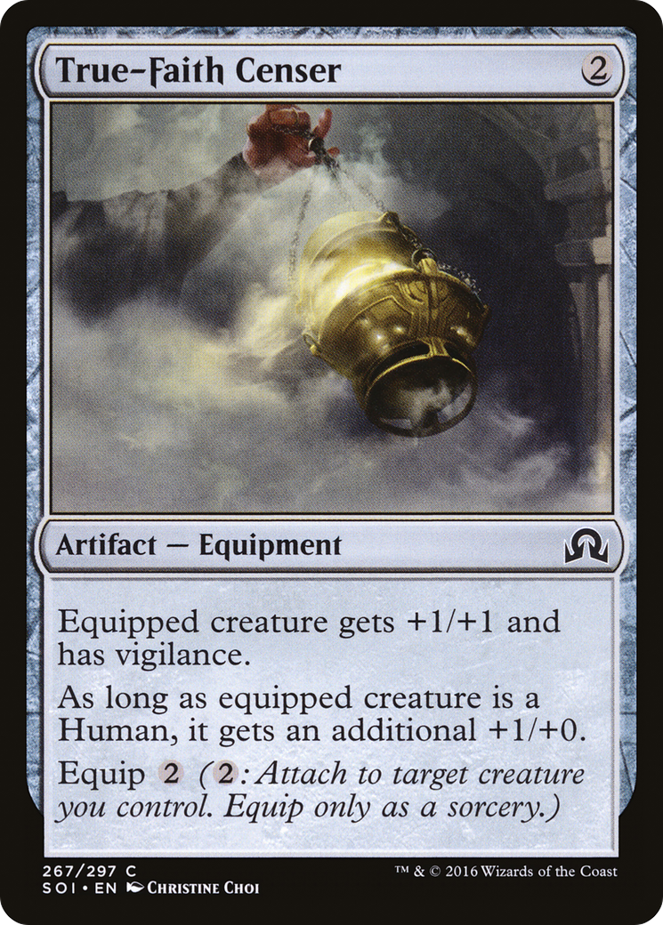 True-Faith Censer (SOI-267) [Shadows over Innistrad] Foil