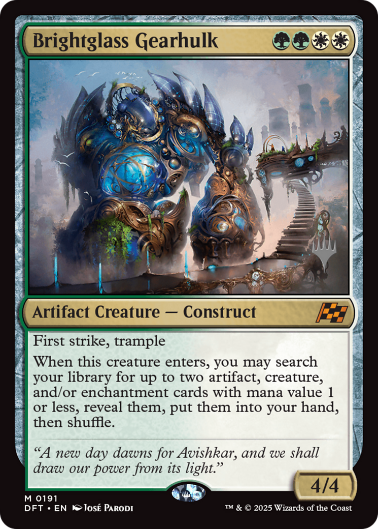 Brightglass Gearhulk (PPDFT-191) [Promo Pack: Aetherdrift]