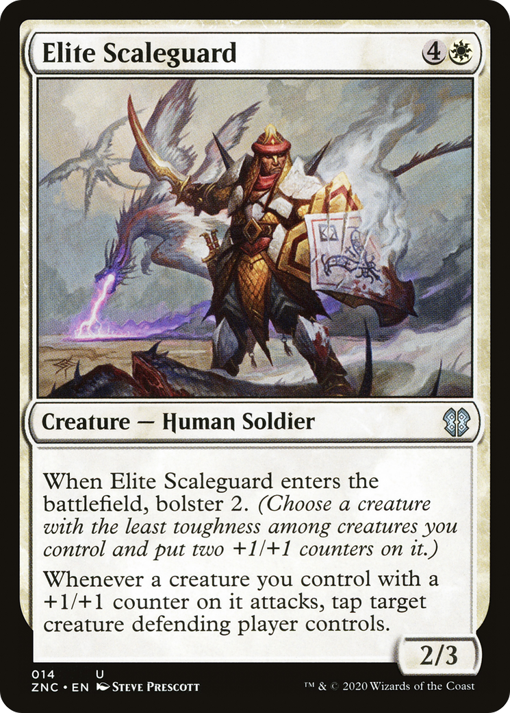Elite Scaleguard (ZNC-014) [Zendikar Rising Commander]
