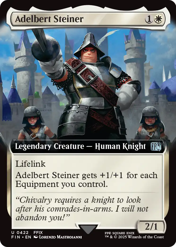 Adelbert Steiner (Extended Art) (FIN-422) [FINAL FANTASY] Foil
