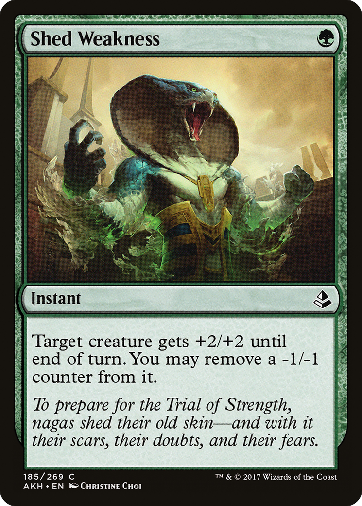 Shed Weakness (AKH-185) [Amonkhet] Foil