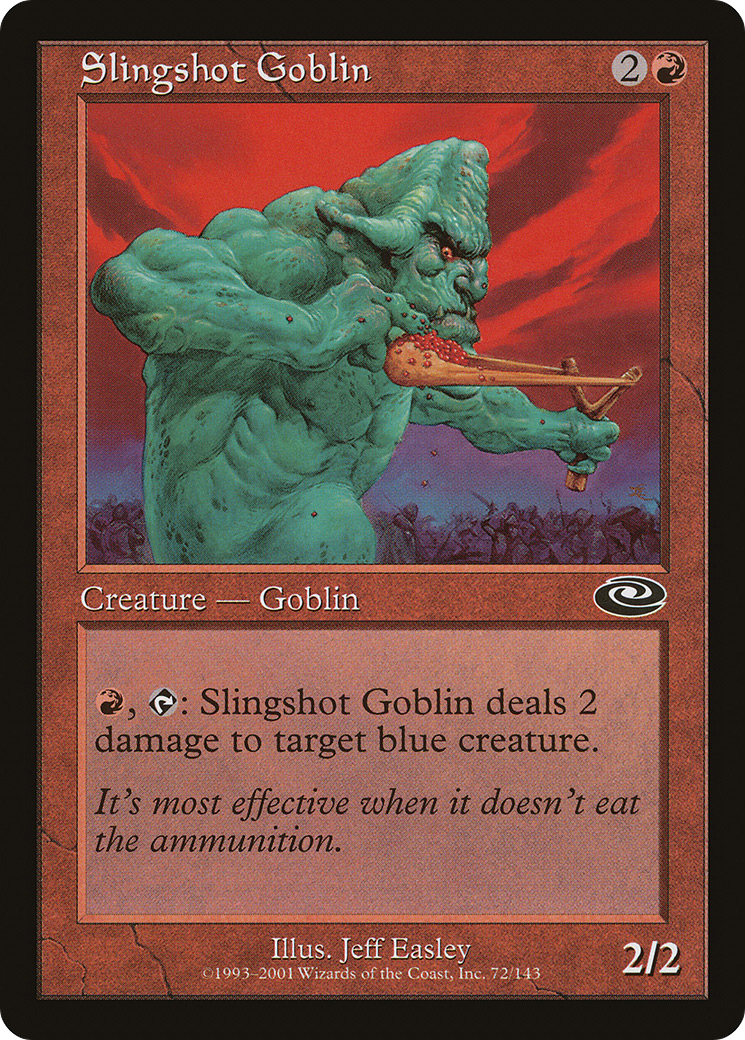 Slingshot Goblin (PLS-072) [Planeshift]