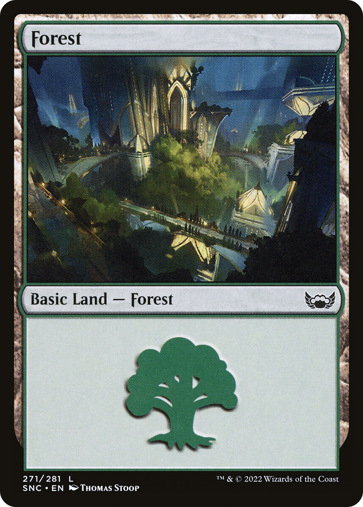 Forest (SNC-271) [Streets of New Capenna] Foil