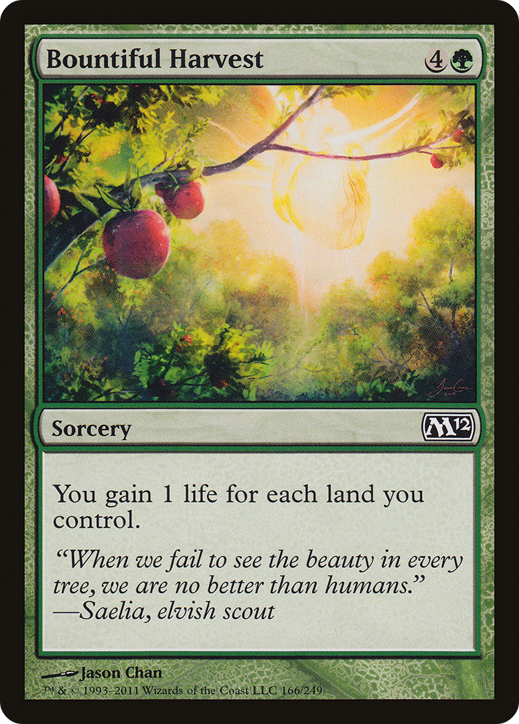 Bountiful Harvest (M12-166) [Magic 2012]