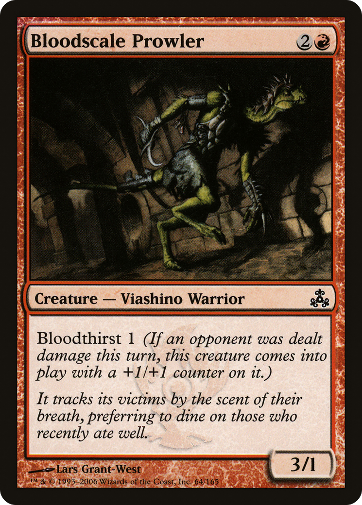 Bloodscale Prowler (GPT-064) [Guildpact] Foil