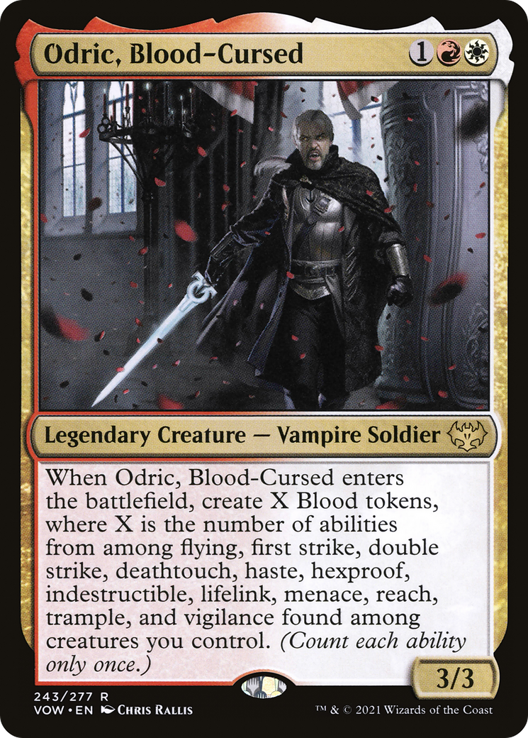 Odric, Blood-Cursed (VOW-243) [Innistrad: Crimson Vow] Foil