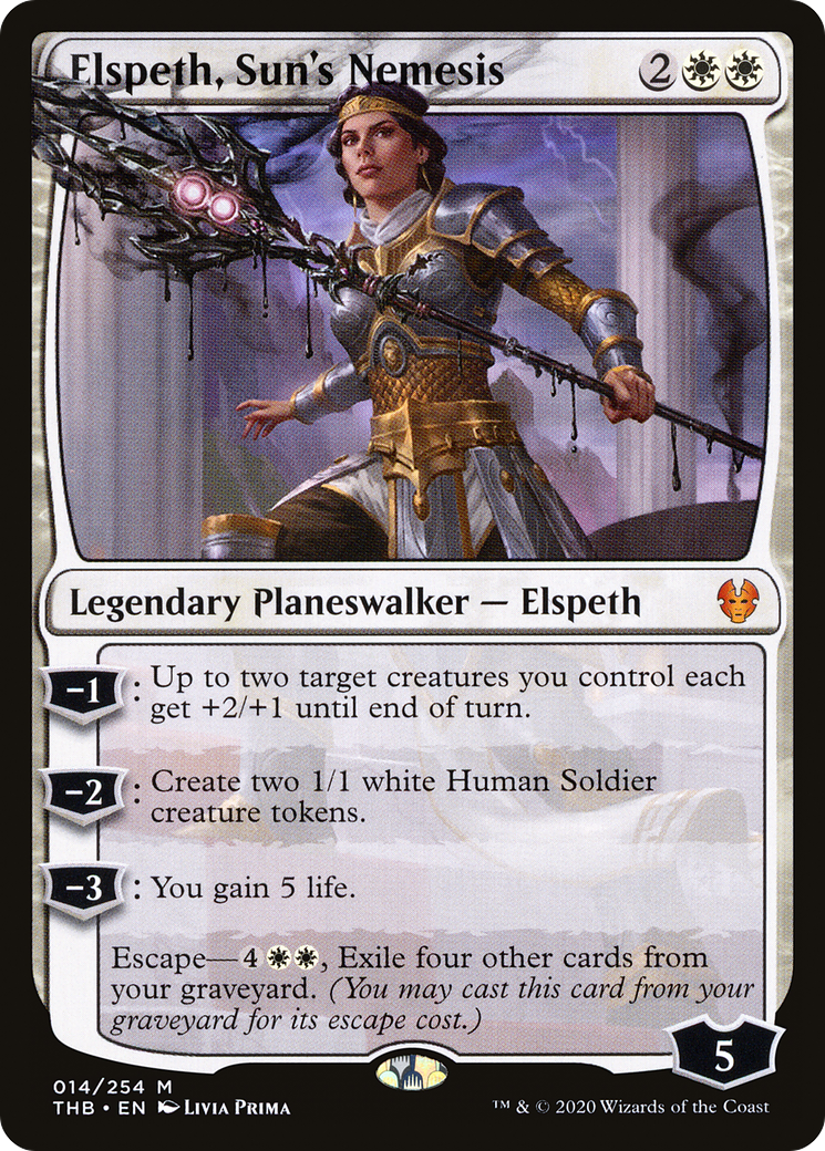 Elspeth, Sun's Nemesis (THB-014) [Theros Beyond Death]
