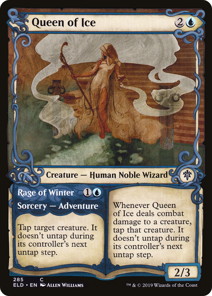 Queen of Ice (Showcase) (ELD-285) [Throne of Eldraine] Foil