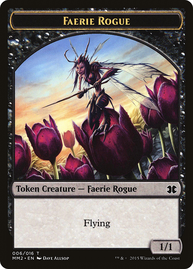 Faerie Rogue Token (MM2-006) [Modern Masters 2015 Tokens]
