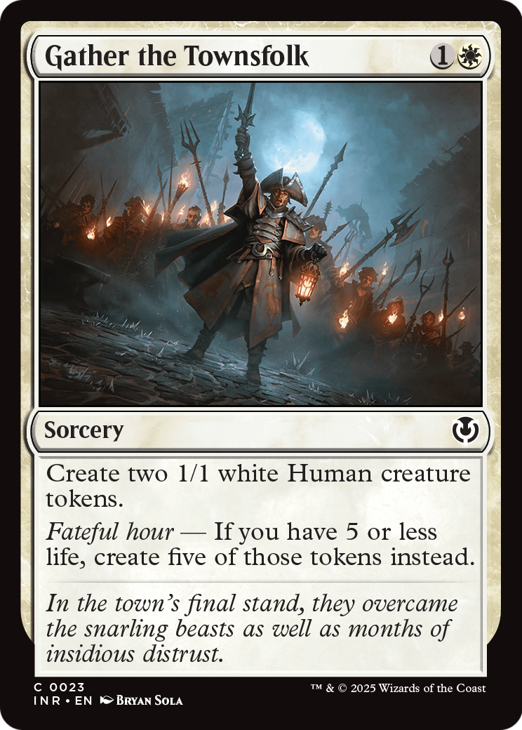 Gather the Townsfolk (INR-023) [Innistrad Remastered] Foil