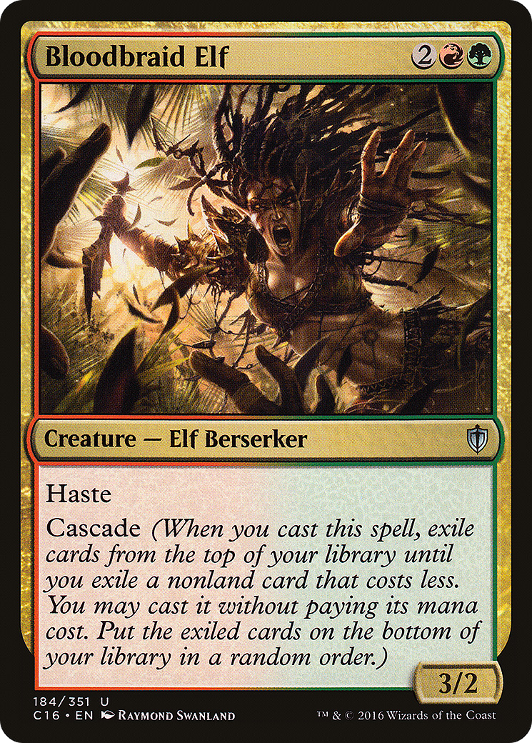 Bloodbraid Elf (C16-184) [Commander 2016]