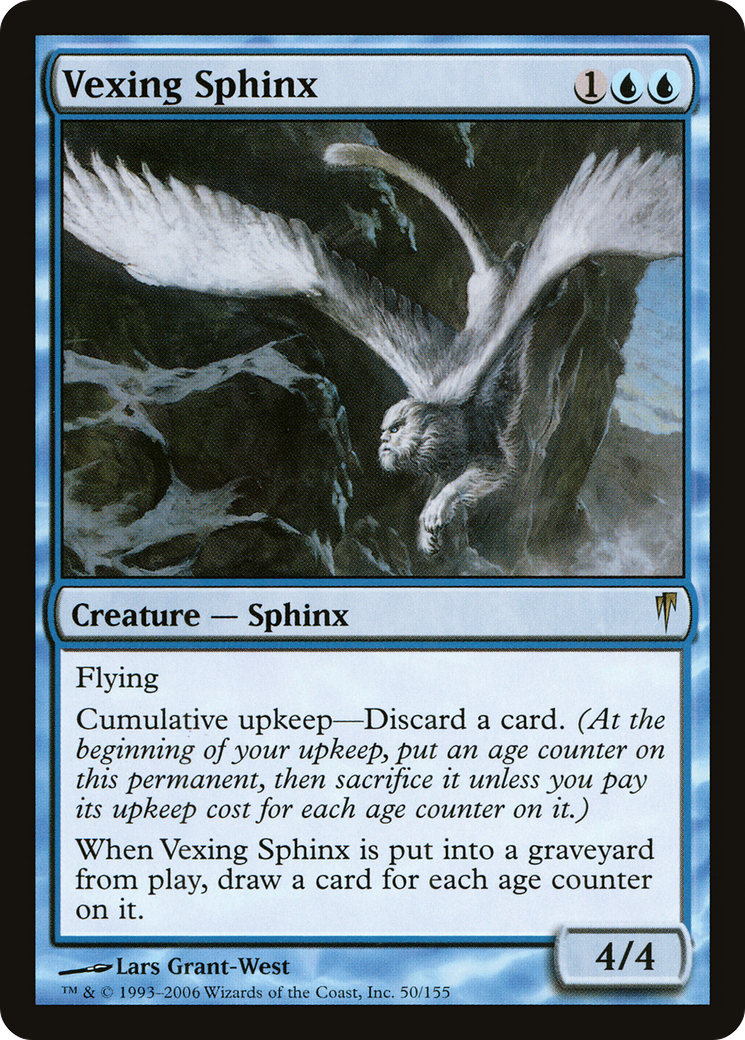 Vexing Sphinx (CSP-050) [Coldsnap] Foil