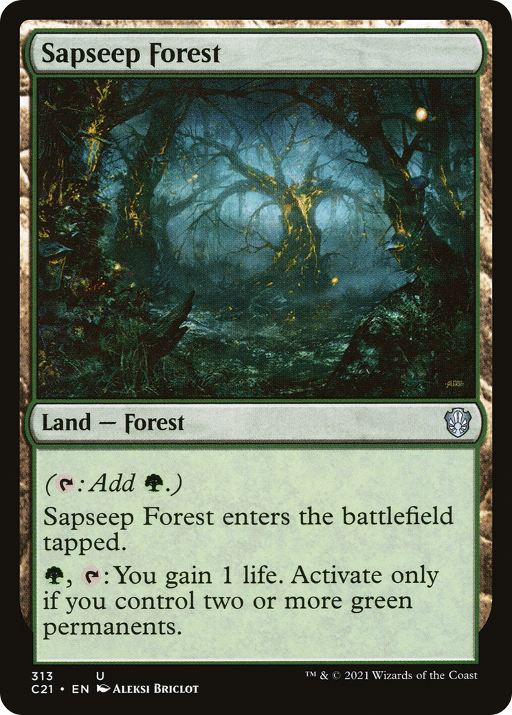 Sapseep Forest (C21-313) [Commander 2021]