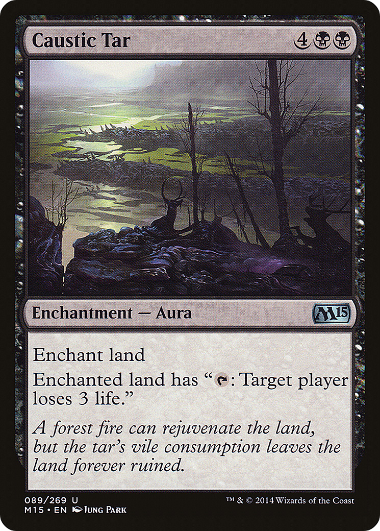 Caustic Tar (M15-089) [Magic 2015] Foil
