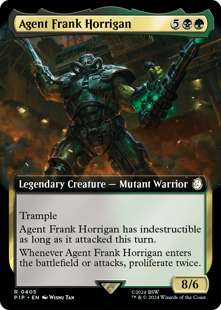 Agent Frank Horrigan (Extended Art) (PIP-405) [Fallout] Foil