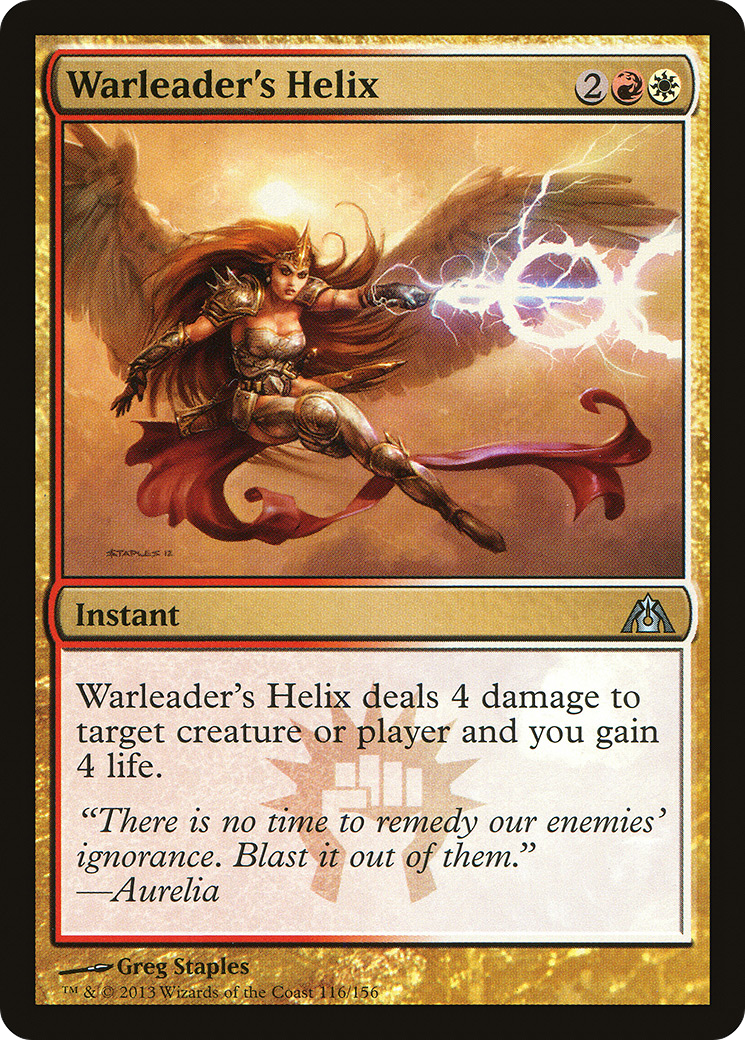 Warleader's Helix (DGM-116) [Dragon's Maze] Foil