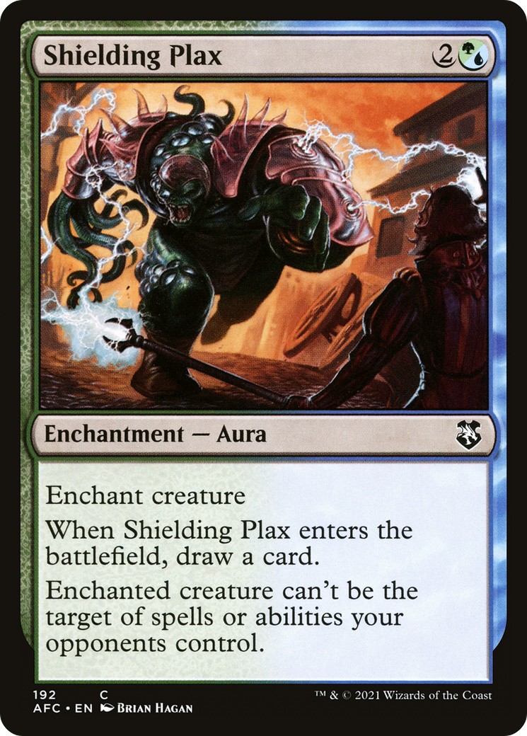 Shielding Plax (AFC-192) [Forgotten Realms Commander]