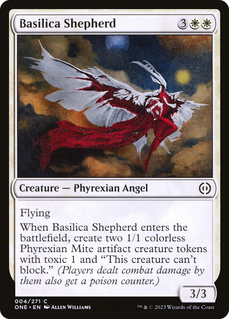 Basilica Shepherd (ONE-004) [Phyrexia: All Will Be One] Foil