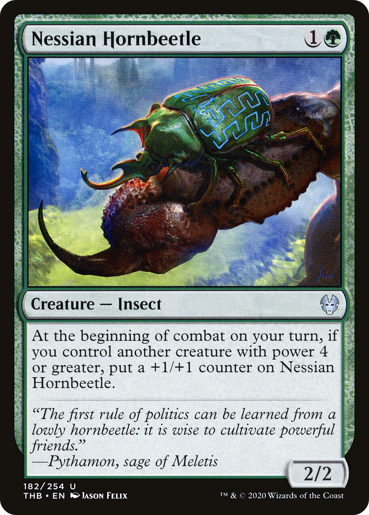 Nessian Hornbeetle (THB-182) [Theros Beyond Death]