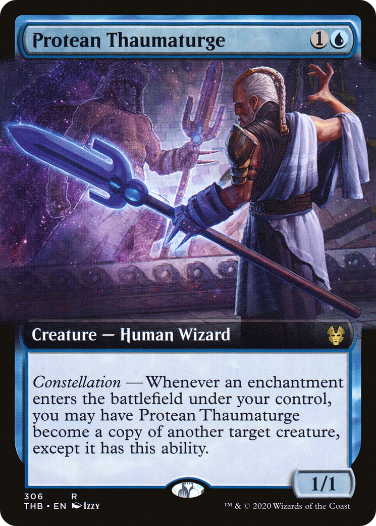 Protean Thaumaturge (Extended Art) (THB-306) [Theros Beyond Death] Foil