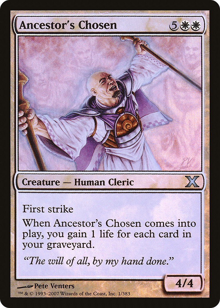 Ancestor's Chosen (10E-01★) [Tenth Edition] Foil