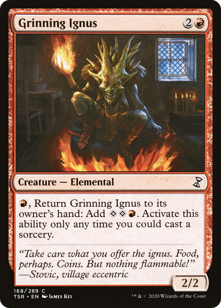 Grinning Ignus (TSR-168) [Time Spiral Remastered] Foil